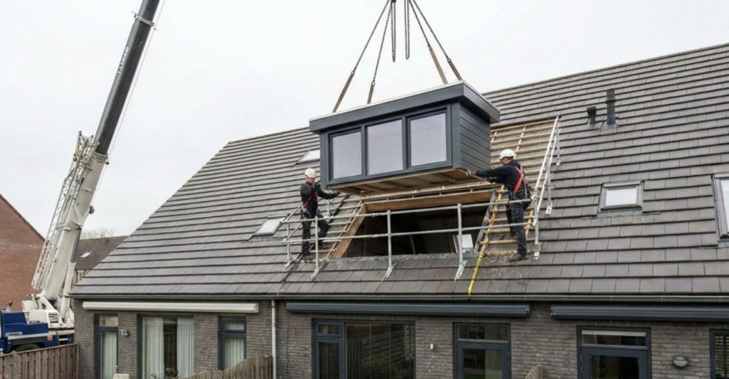 Dakkapel in Tiel - Prefab dakkapel